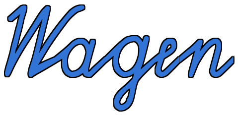 Wagen in Schulschrift Wagen in Schulschrift