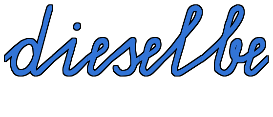 dieselbe in Schulschrift dieselbe in Schulschrift