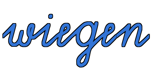 wiegen in Schulschrift wiegen in Schulschrift